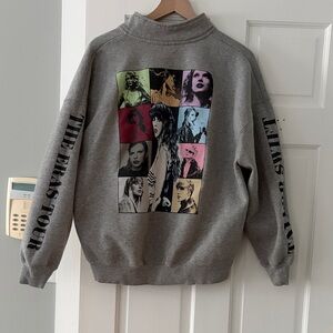 Taylor Swift Gray The Eras Tour Sweatshirt
